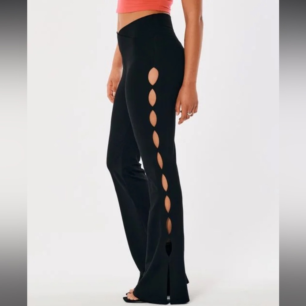 v-waist flares w| cutout details